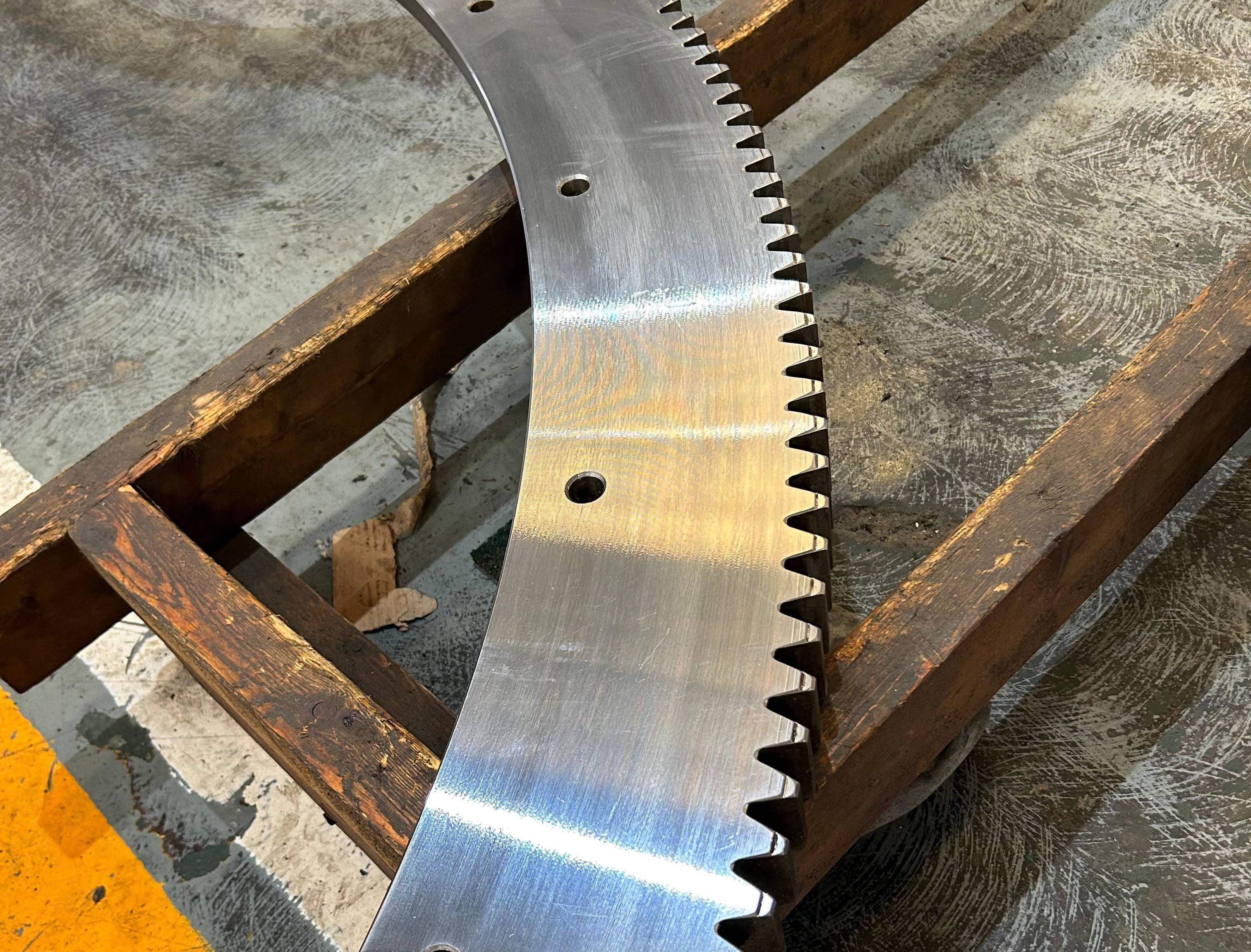 LTZC manufactures precision slewing gears for Korean customers.