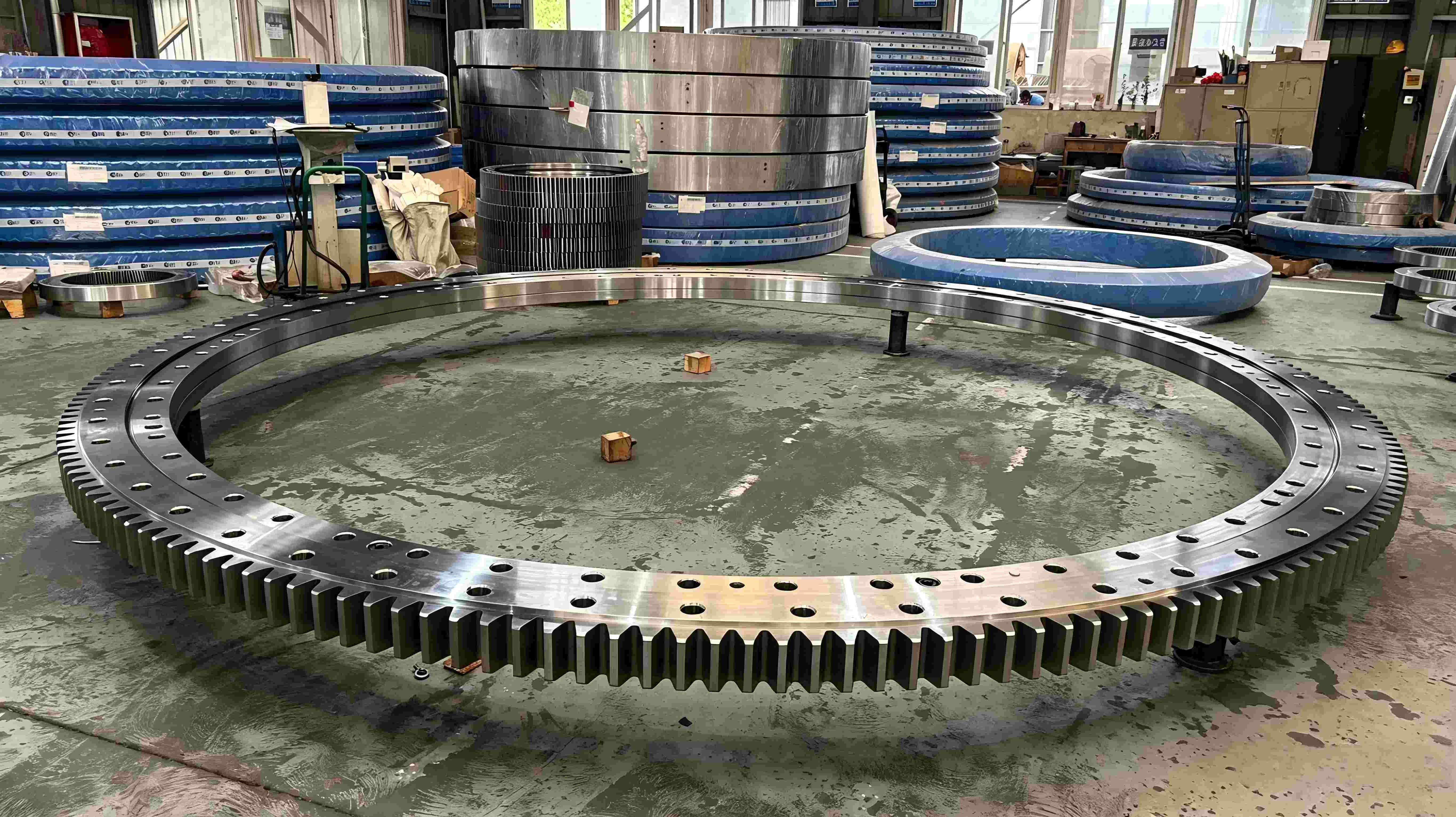 excavator slewing bearing