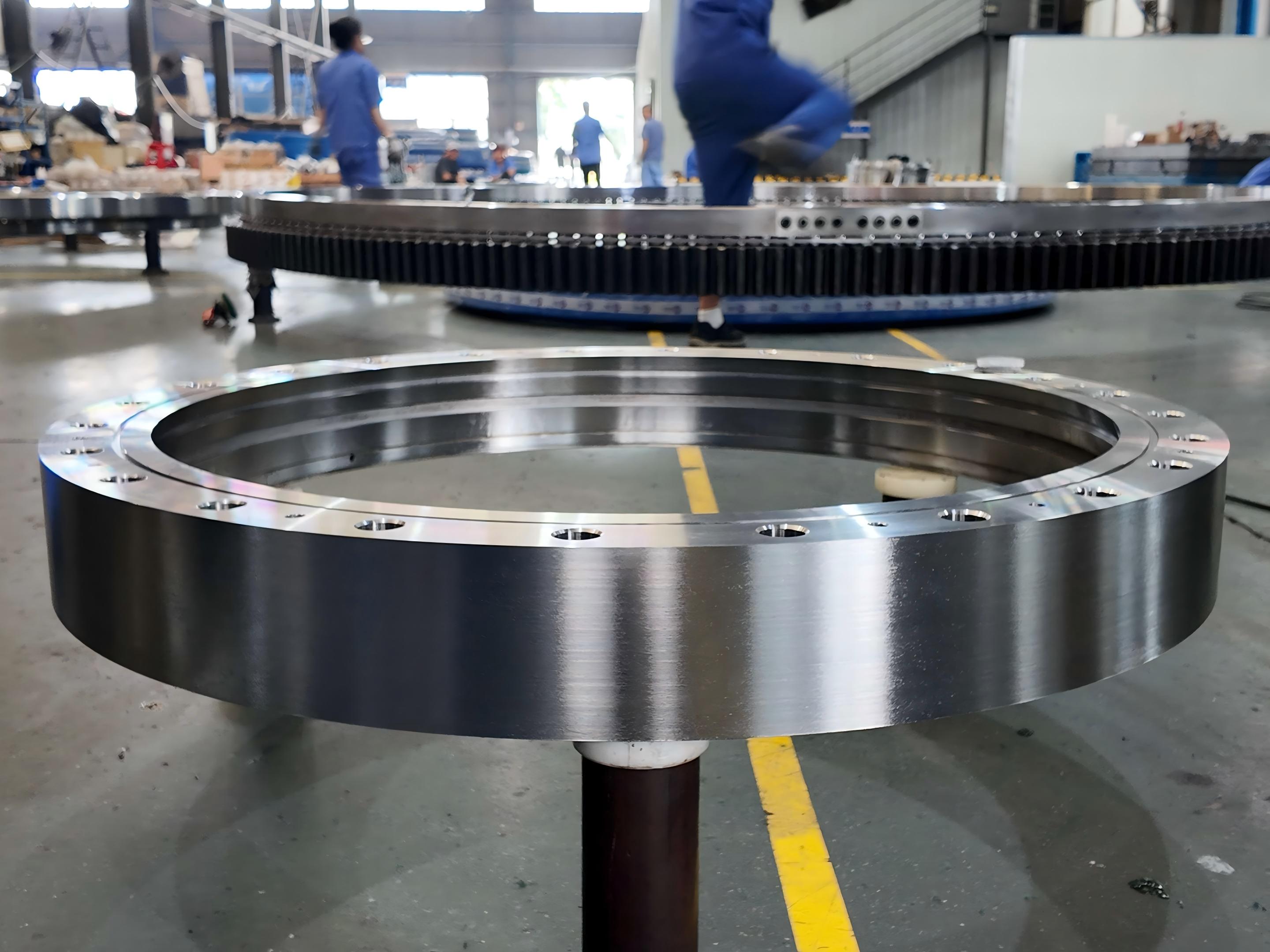 Precision four-point contact ball slewing bearing for AGV equipment