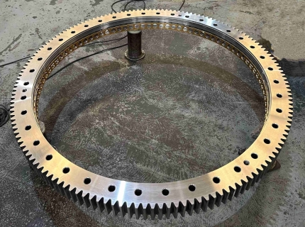 What is an excavator slew ring?