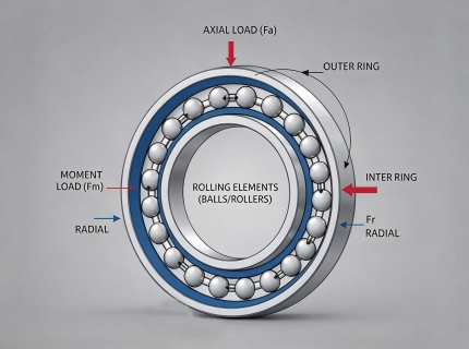 How a Slewing Ring Carries Heavy Combined Loads